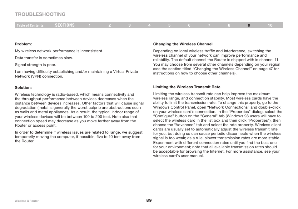Belkin F5D7234-4 User Manual | Page 91 / 105