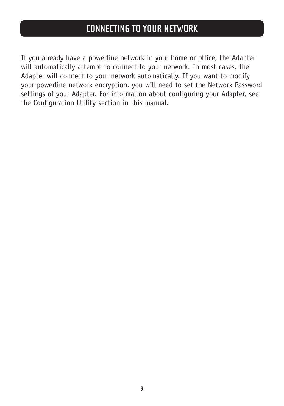 Connecting to your network | Belkin F5D4050 User Manual | Page 11 / 21