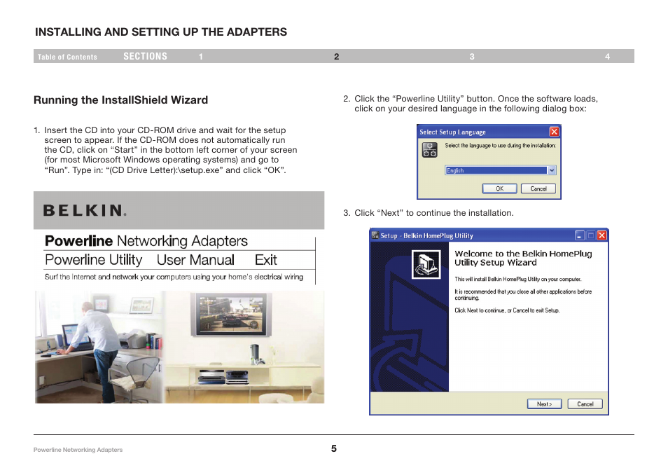 Belkin POWERLINE NETWORKING ADAPTERS PM01141ea User Manual | Page 7 / 18