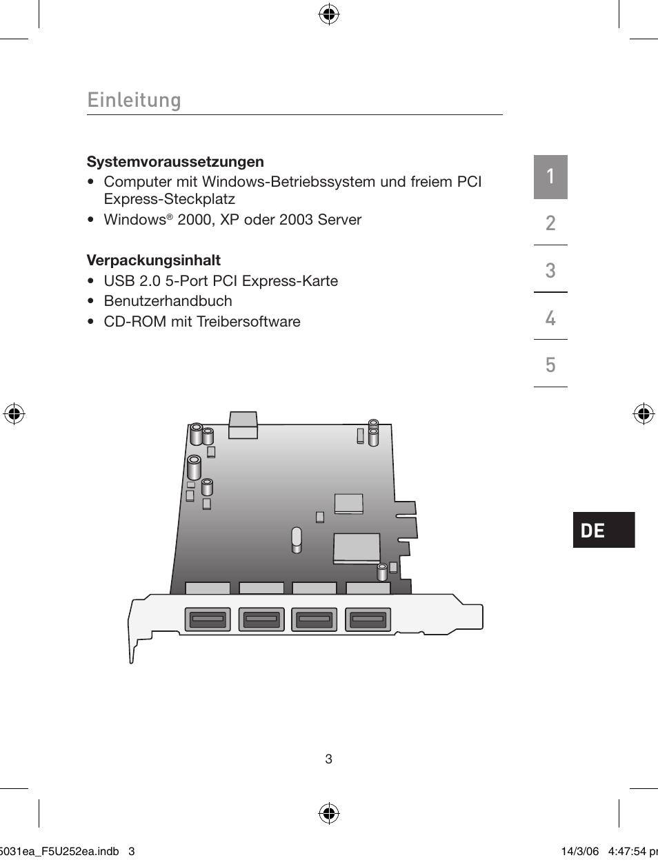 Belkin USB 2.0 5-Port PCI Express Card F5U252ea User Manual | Page 29 / 72
