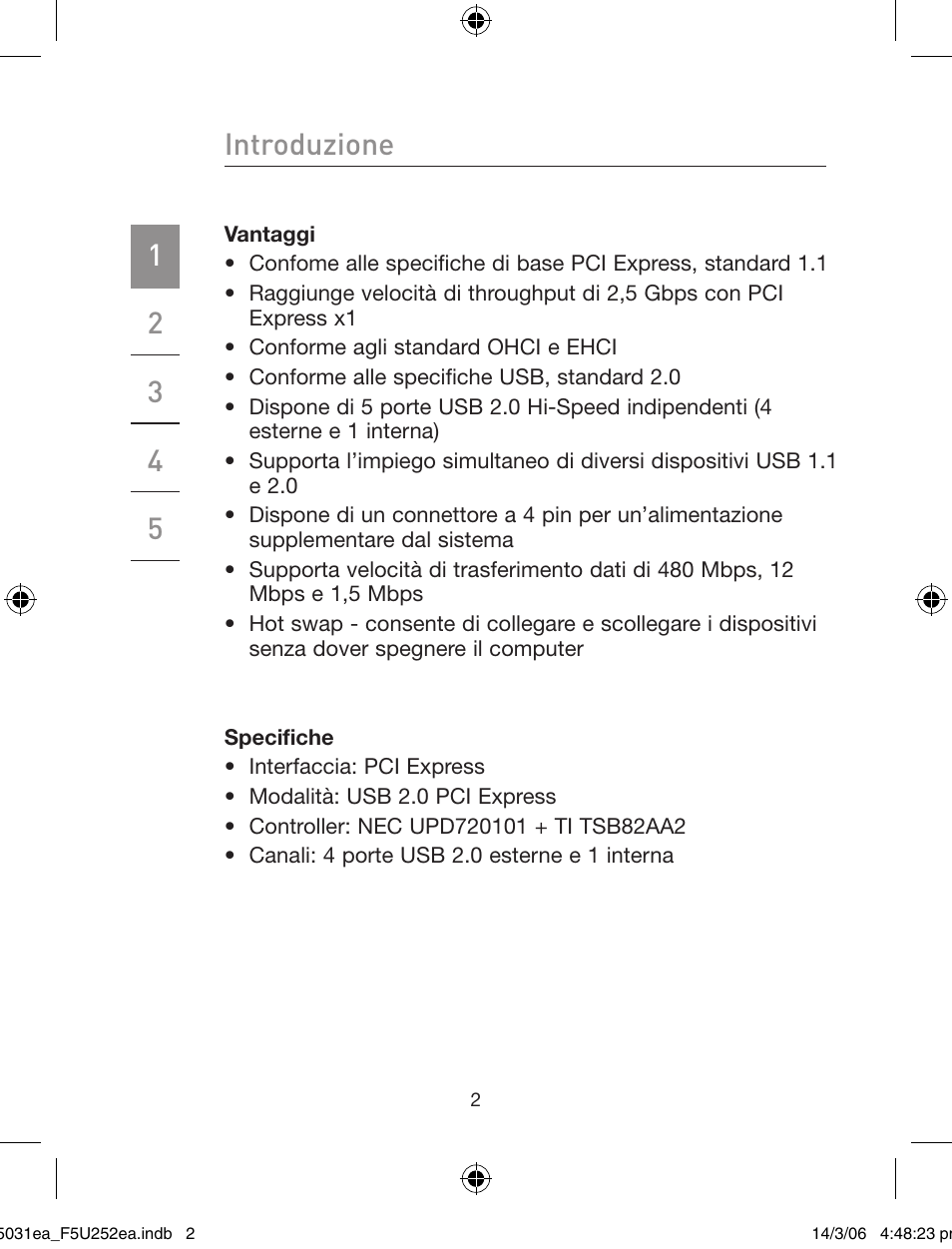 Belkin USB 2.0 5-Port PCI Express Card F5U252ea User Manual | Page 64 / 72