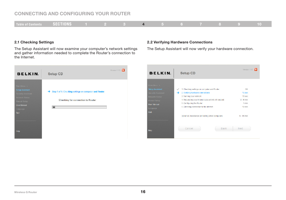 Belkin Wireless Router F5D7234-4-H User Manual | Page 18 / 106