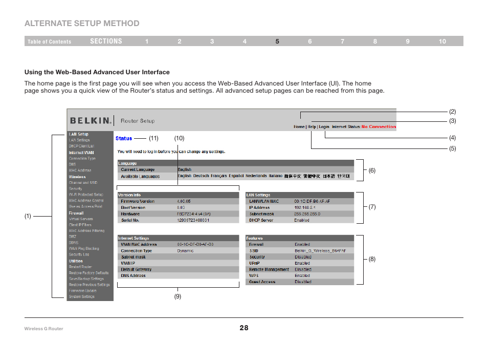 Belkin Wireless Router F5D7234-4-H User Manual | Page 30 / 106