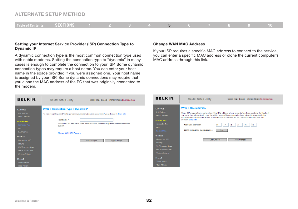 Belkin Wireless Router F5D7234-4-H User Manual | Page 34 / 106