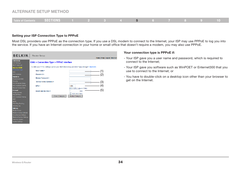 Belkin Wireless Router F5D7234-4-H User Manual | Page 36 / 106