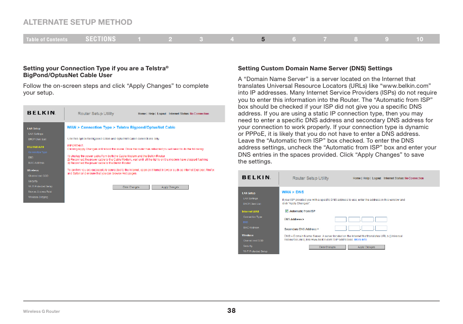Belkin Wireless Router F5D7234-4-H User Manual | Page 40 / 106