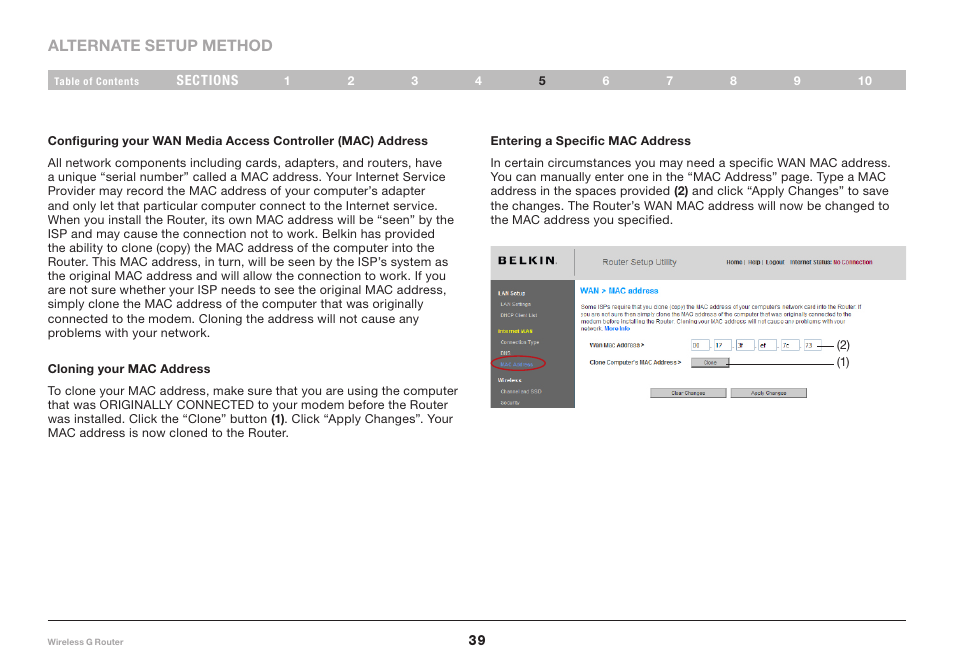 Belkin Wireless Router F5D7234-4-H User Manual | Page 41 / 106