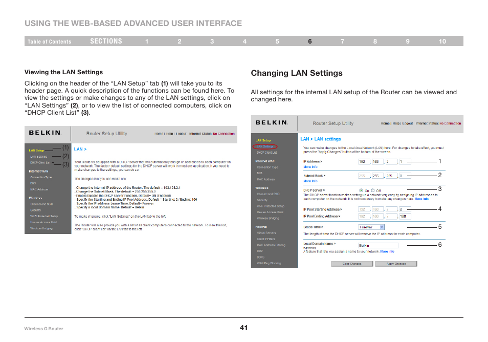 Belkin Wireless Router F5D7234-4-H User Manual | Page 43 / 106
