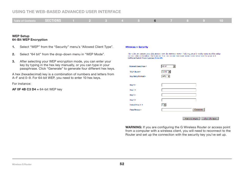 Belkin Wireless Router F5D7234-4-H User Manual | Page 54 / 106