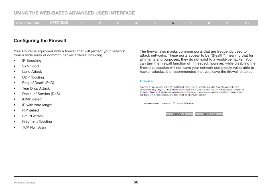 Belkin Wireless Router F5D7234-4-H User Manual | Page 62 / 106