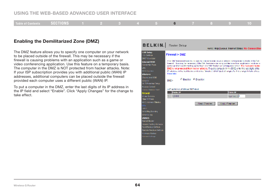 Belkin Wireless Router F5D7234-4-H User Manual | Page 66 / 106