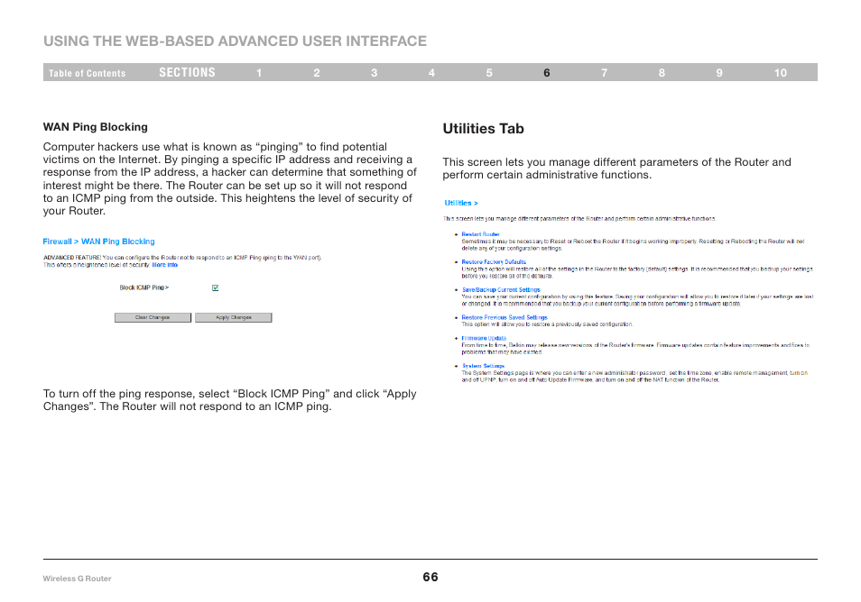 Belkin Wireless Router F5D7234-4-H User Manual | Page 68 / 106