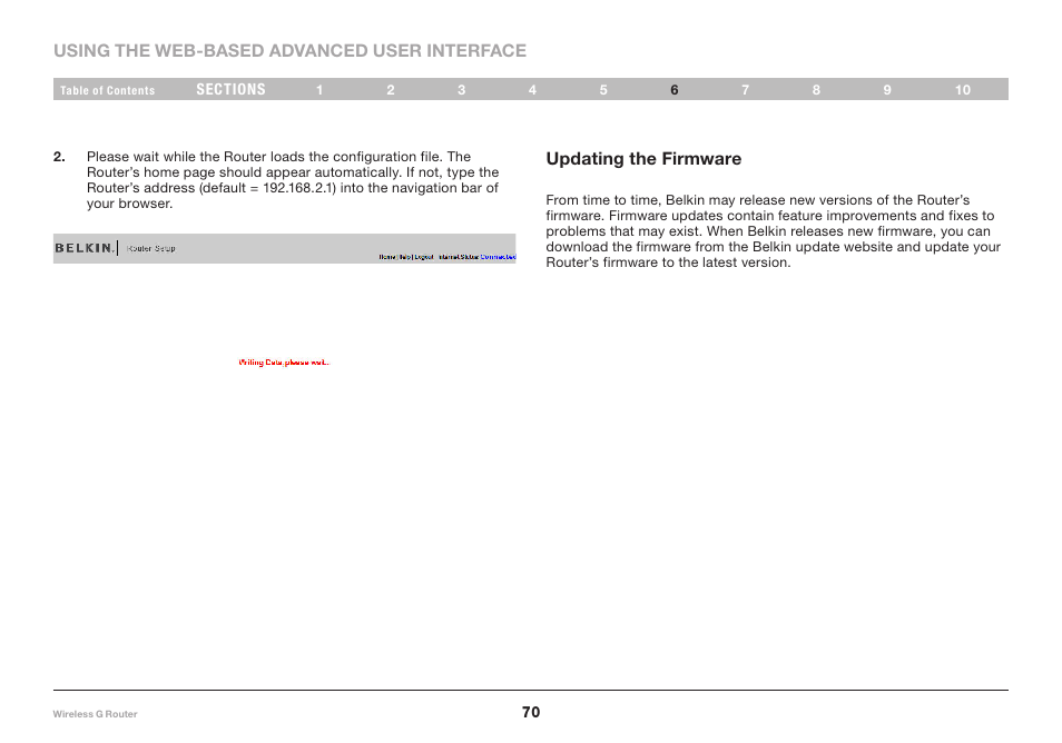 Belkin Wireless Router F5D7234-4-H User Manual | Page 72 / 106