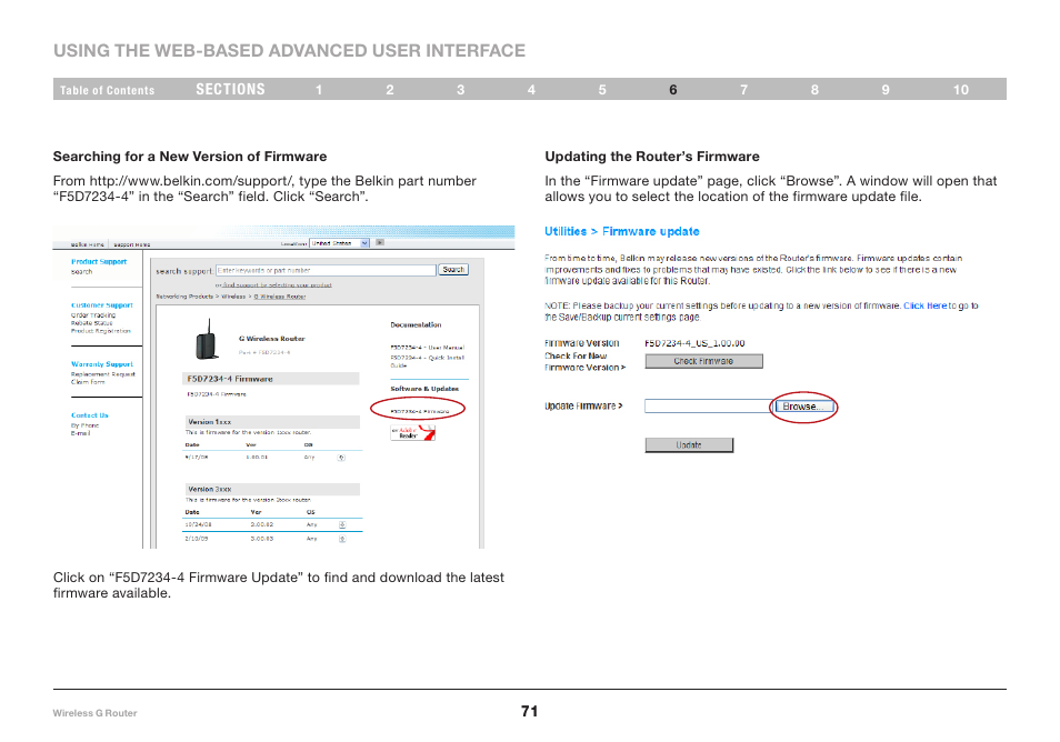 Belkin Wireless Router F5D7234-4-H User Manual | Page 73 / 106