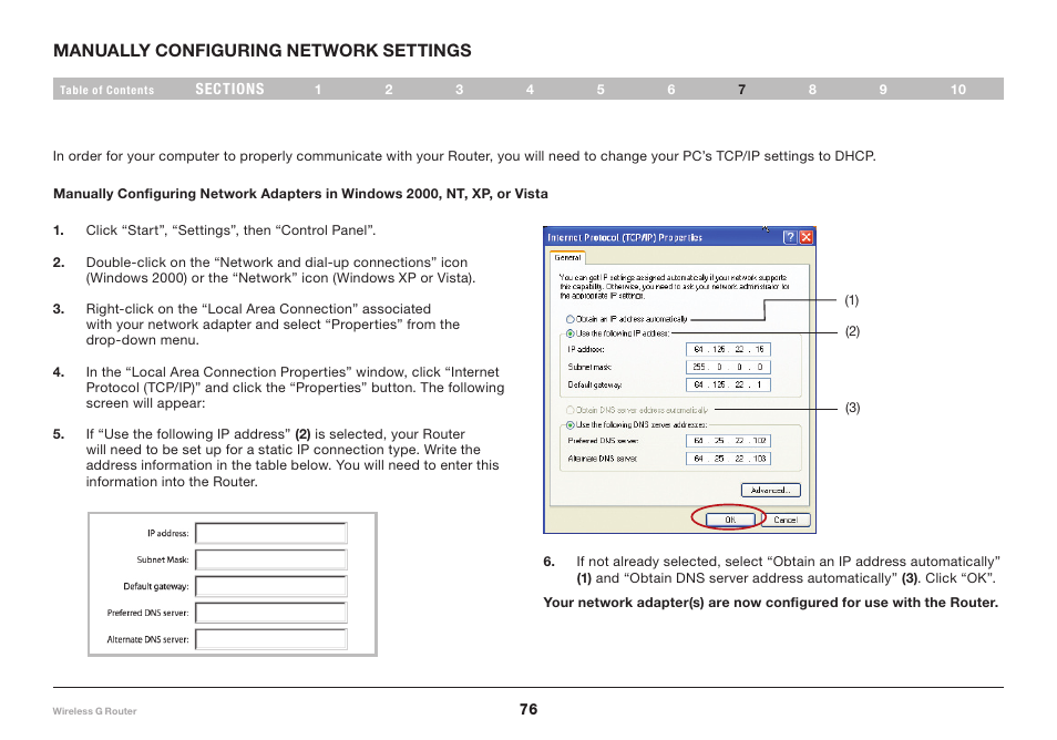 Belkin Wireless Router F5D7234-4-H User Manual | Page 78 / 106