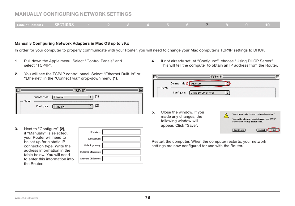 Belkin Wireless Router F5D7234-4-H User Manual | Page 80 / 106