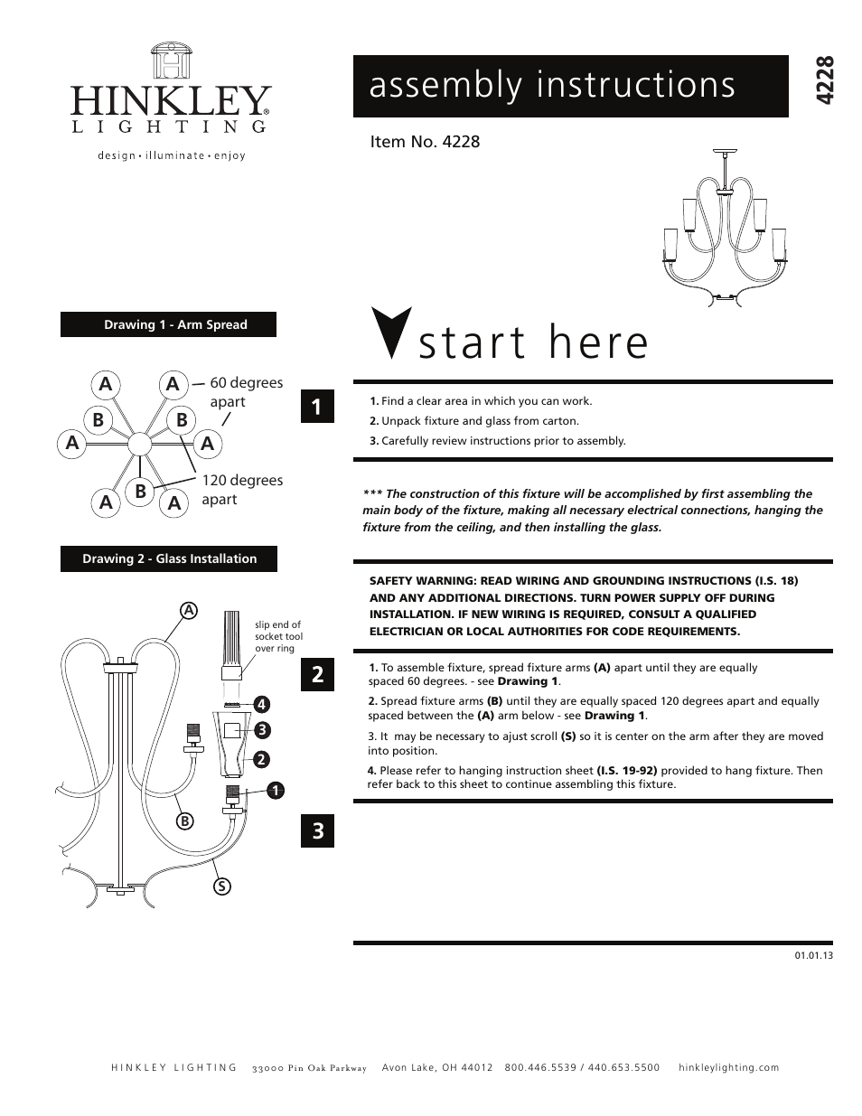 Hinkley Lighting CHANNING 4228BN User Manual | 1 page