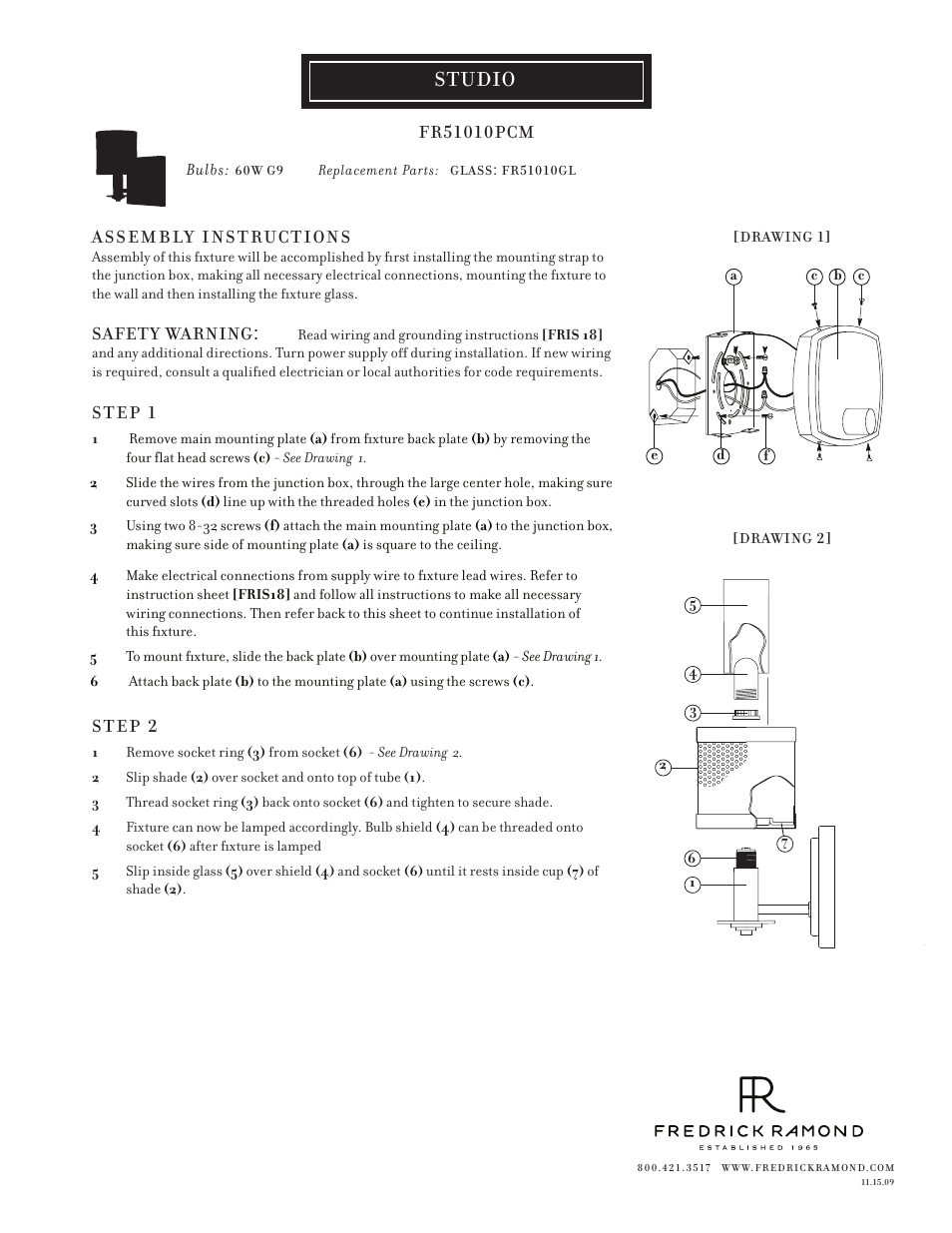 Hinkley Lighting CONCRETE KIT 51010CK User Manual | 1 page