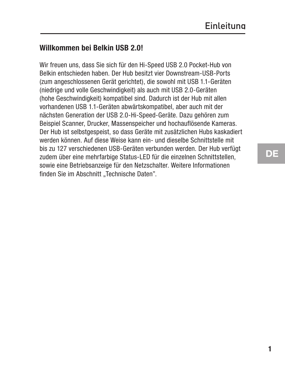 Einleitung, De einleitung | Belkin F5U217 User Manual | Page 27 / 64