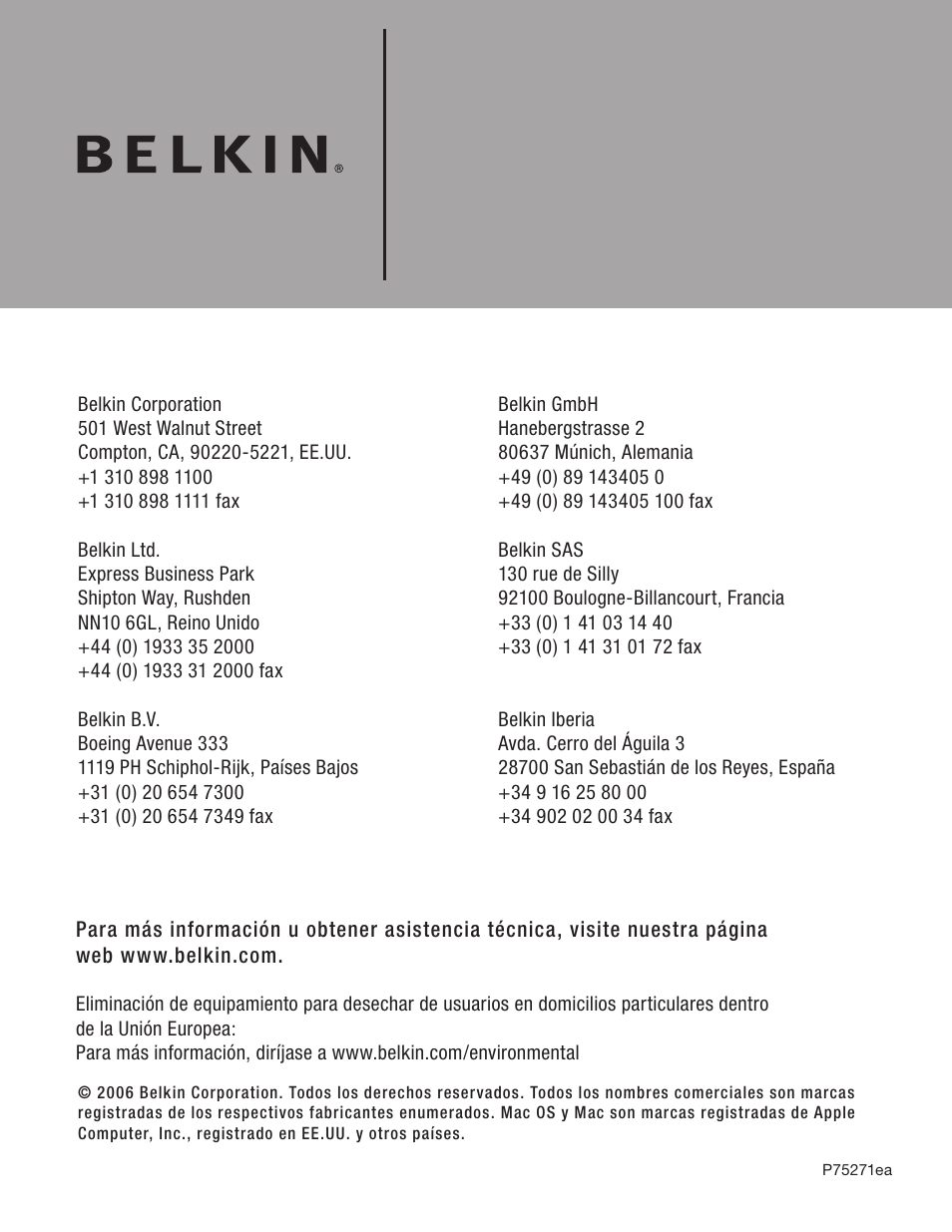 Belkin F5U217 User Manual | Page 54 / 64