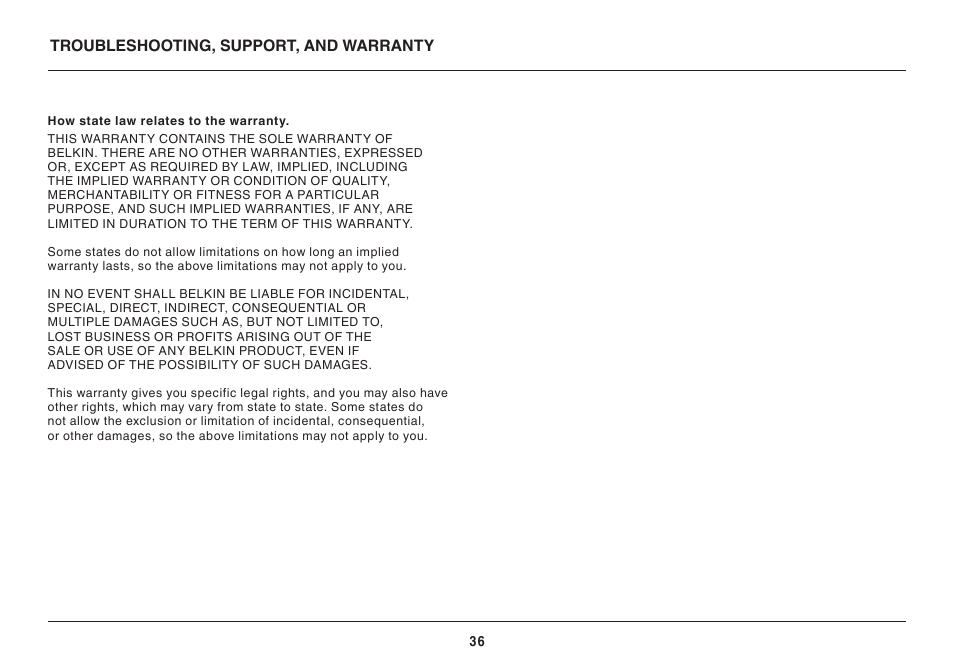 Belkin PLAY MAX 8820ED00378_F7D4301_V1 User Manual | Page 36 / 40