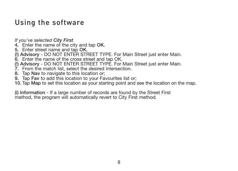 Using the software | Belkin F8T051 User Manual | Page 10 / 26