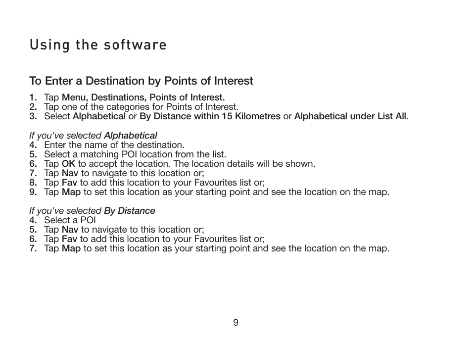 Using the software | Belkin F8T051 User Manual | Page 11 / 26