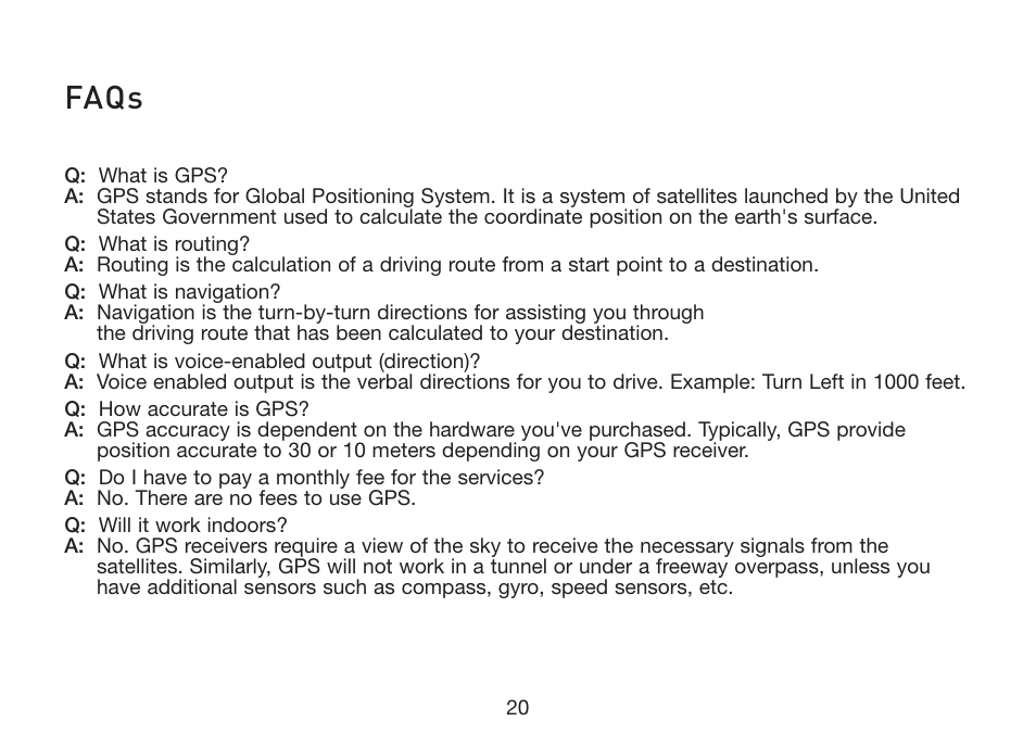 Faqs | Belkin F8T051 User Manual | Page 22 / 26