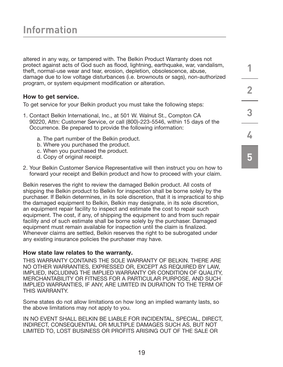 Belkin Network USB Hub P75465-A User Manual | Page 22 / 23