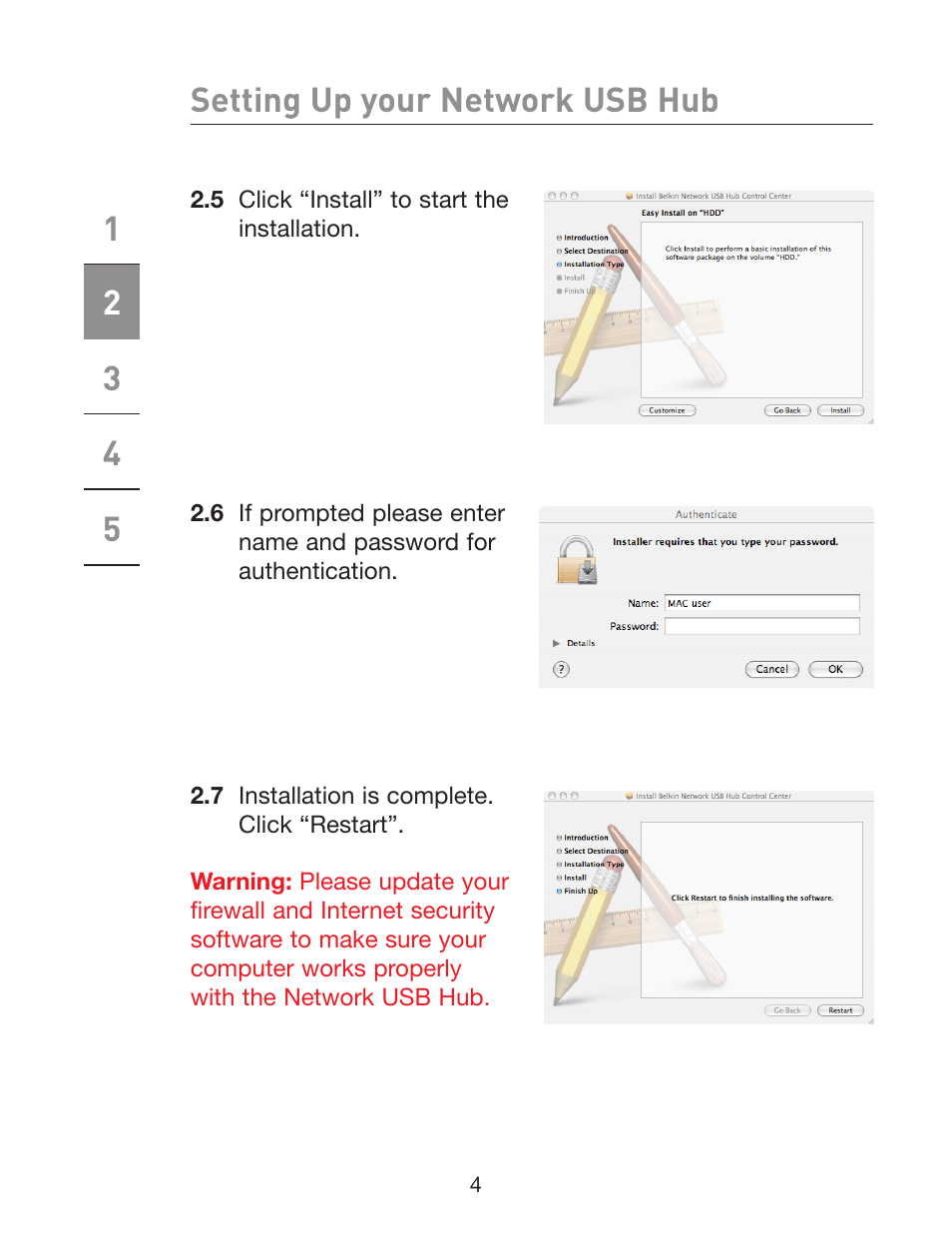 Belkin Network USB Hub P75465-A User Manual | Page 7 / 23