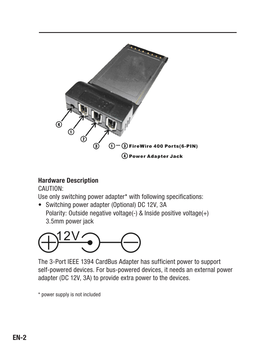 Belkin IEEE 1394 PCMCIA Cardbus F4U011 User Manual | Page 3 / 7
