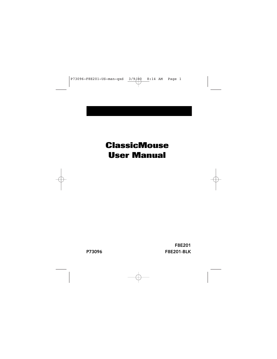 Belkin Classic P73096 User Manual | 16 pages