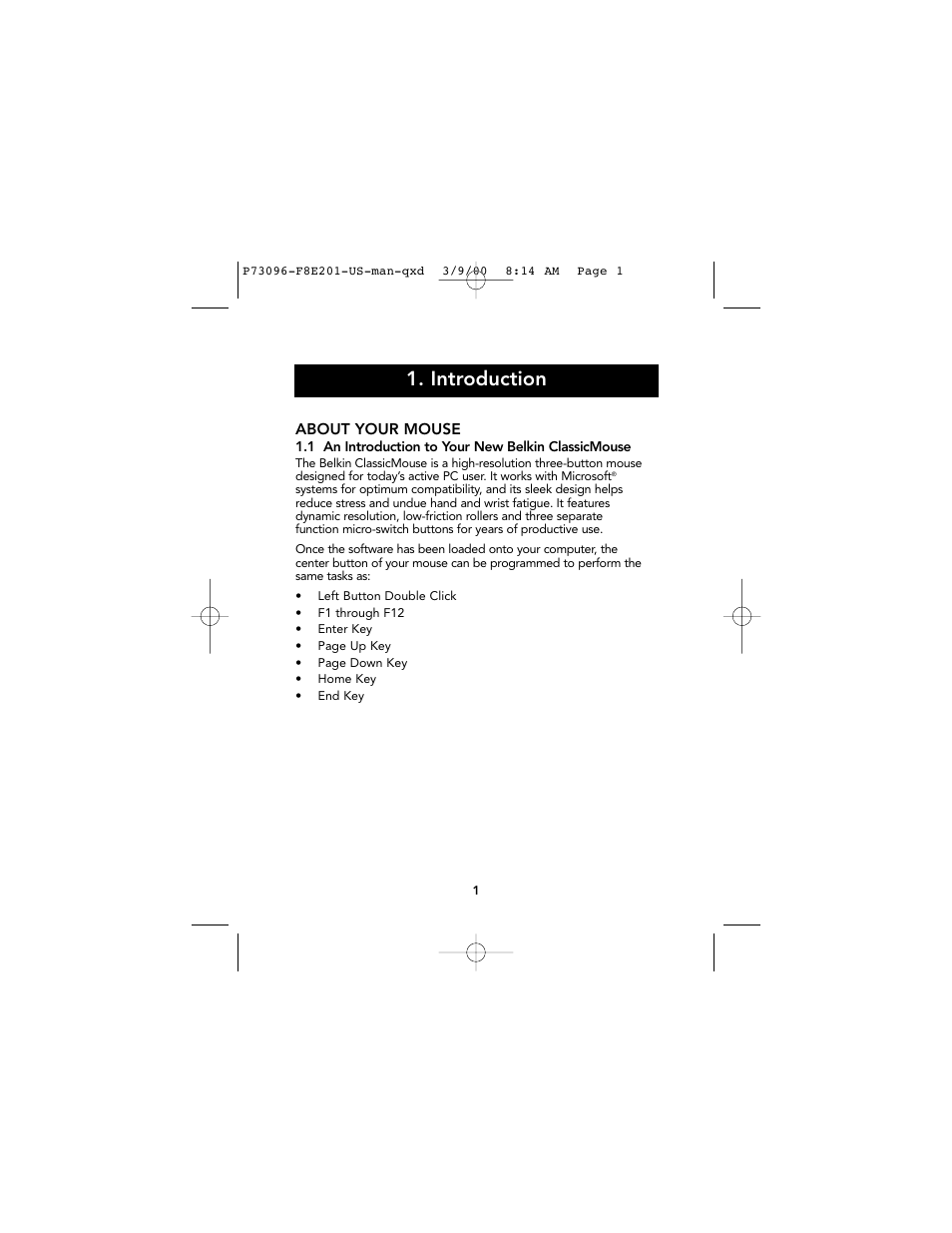 Introduction | Belkin Classic P73096 User Manual | Page 3 / 16