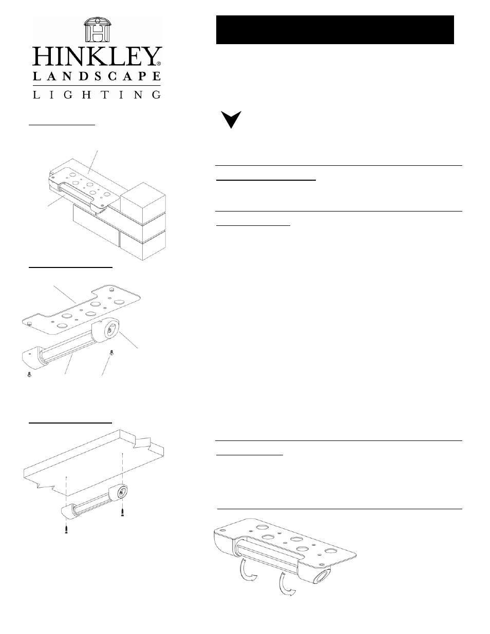 Hinkley Lighting NEXUS SM. HARDSCAPE DECK LIGHT 15440 User Manual | 1 page