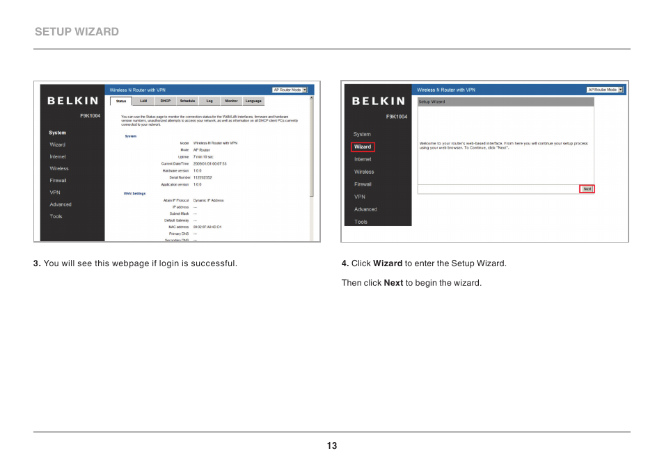 Belkin High Performance Wireless VPN Router N300 User Manual | Page 16 / 136