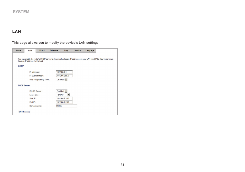 Belkin High Performance Wireless VPN Router N300 User Manual | Page 34 / 136