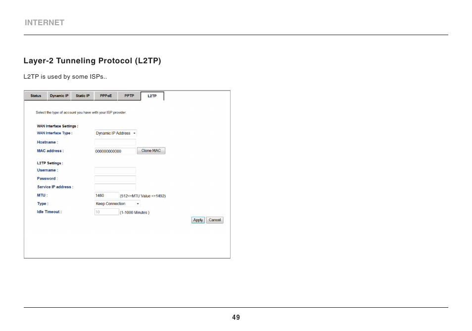 Belkin High Performance Wireless VPN Router N300 User Manual | Page 52 / 136