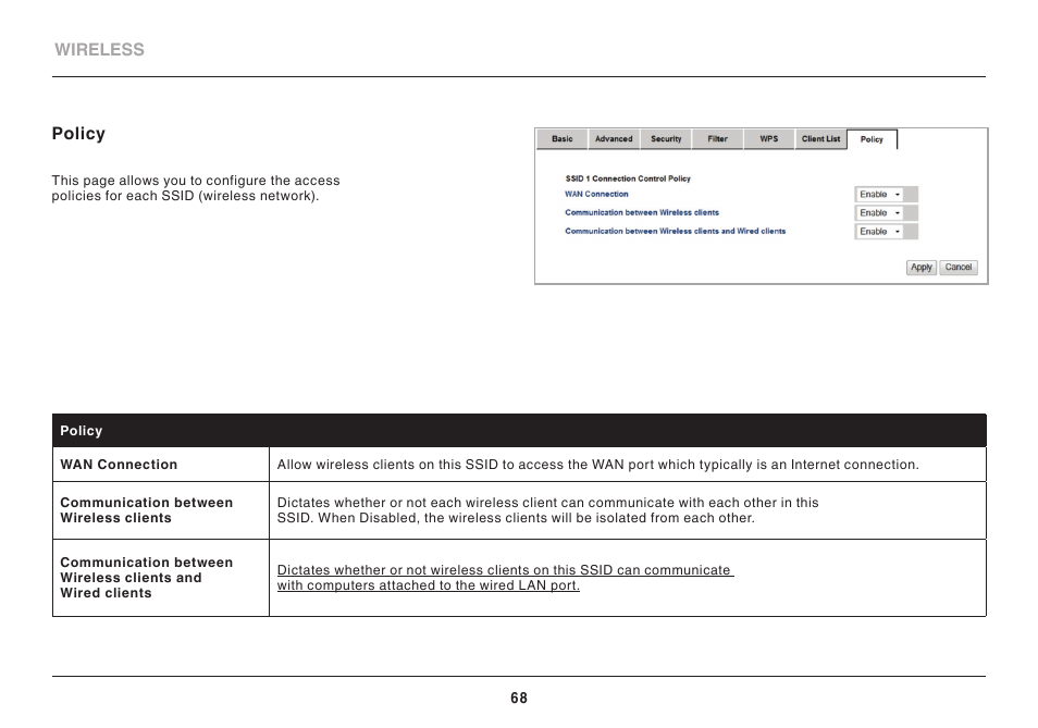 Belkin High Performance Wireless VPN Router N300 User Manual | Page 71 / 136