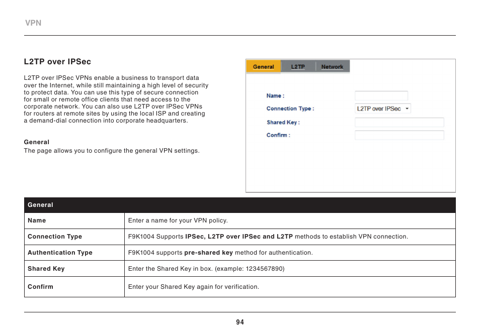 Belkin High Performance Wireless VPN Router N300 User Manual | Page 97 / 136