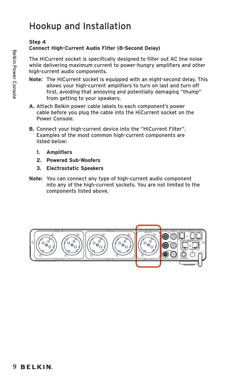 Hookup and installation | Belkin AP20500EA3M User Manual | Page 10 / 120