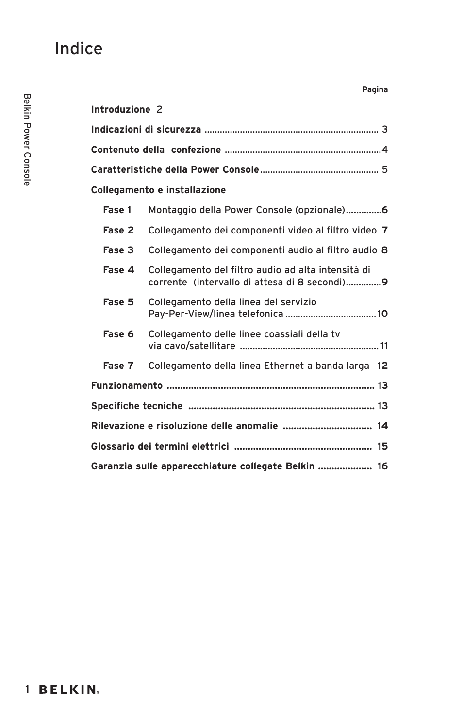 Indice | Belkin AP20500EA3M User Manual | Page 102 / 120