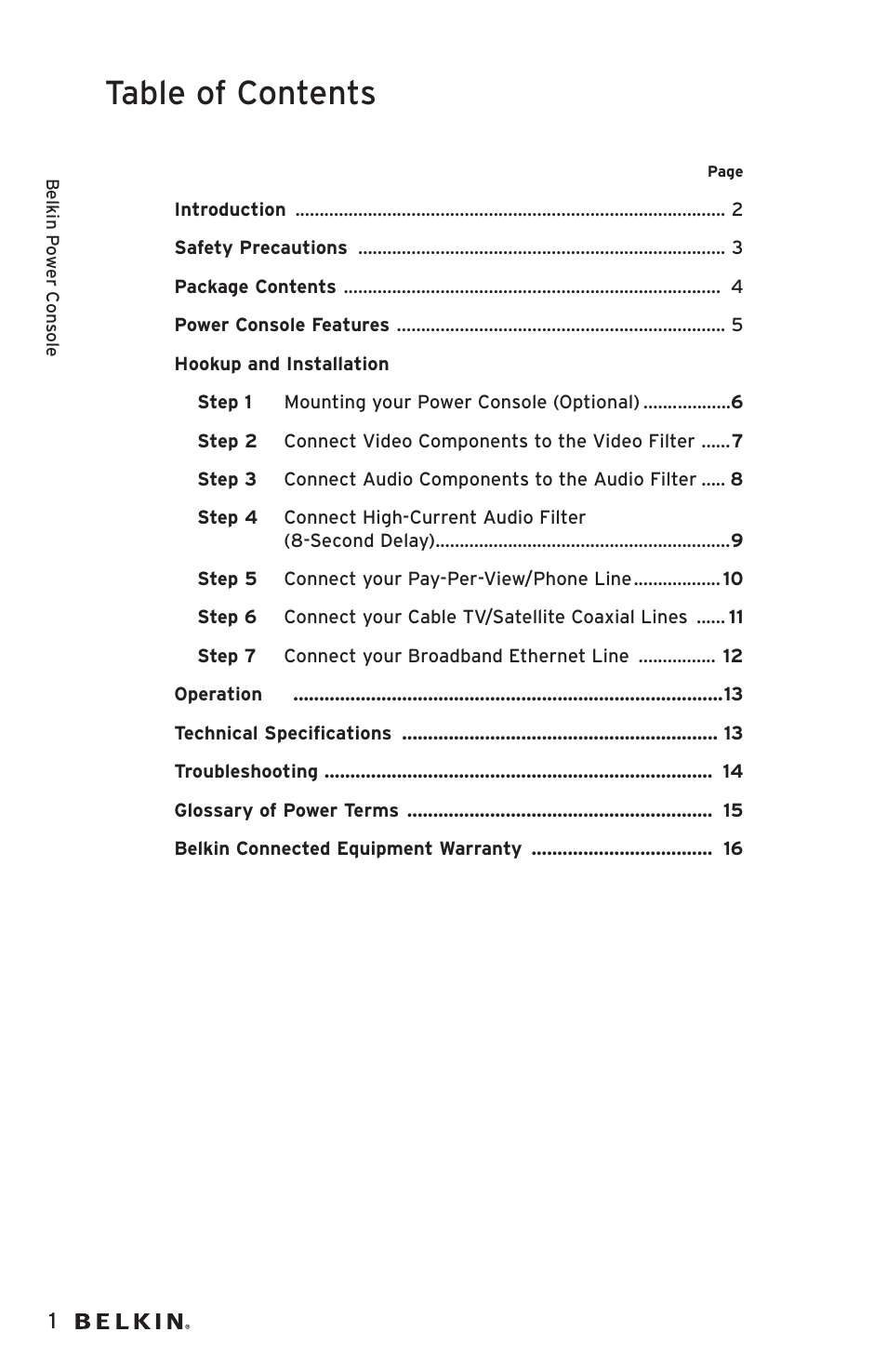 Belkin AP20500EA3M User Manual | Page 2 / 120