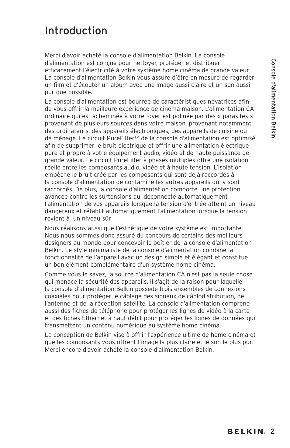 Introduction | Belkin AP20500EA3M User Manual | Page 23 / 120
