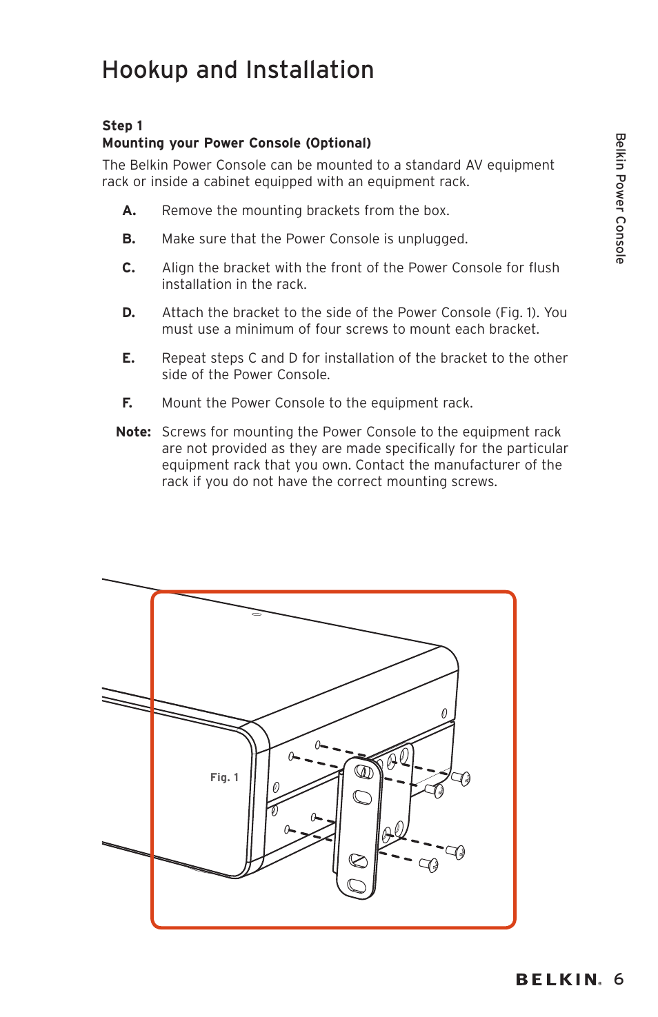 Hookup and installation | Belkin AP20500EA3M User Manual | Page 7 / 120