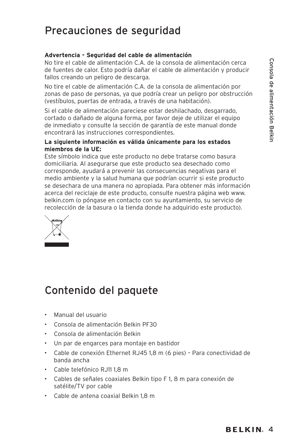 Belkin AP20500EA3M User Manual | Page 85 / 120