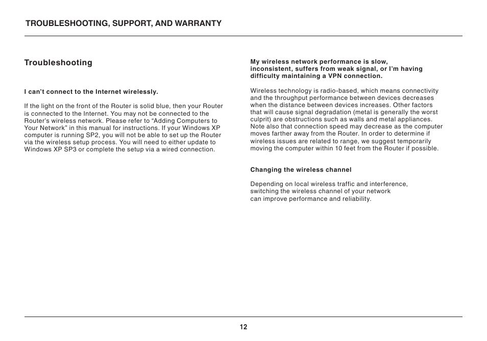 Belkin Wireless Dual-Band Travel Router F9K1107 8820-00920 Rev. A00 User Manual | Page 14 / 21