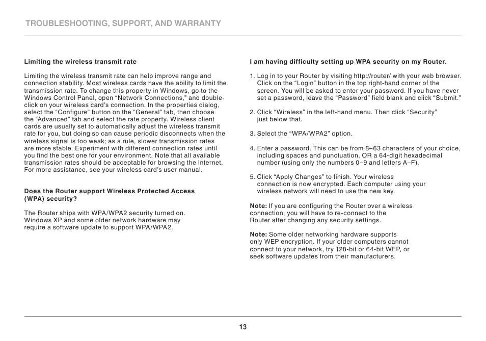 Belkin Wireless Dual-Band Travel Router F9K1107 8820-00920 Rev. A00 User Manual | Page 15 / 21