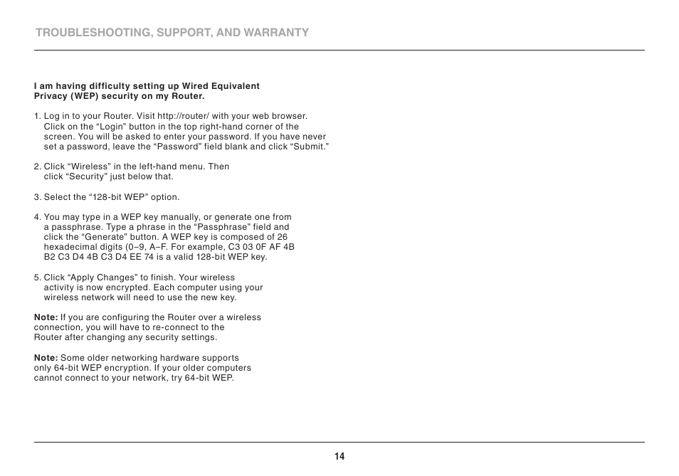 Belkin Wireless Dual-Band Travel Router F9K1107 8820-00920 Rev. A00 User Manual | Page 16 / 21
