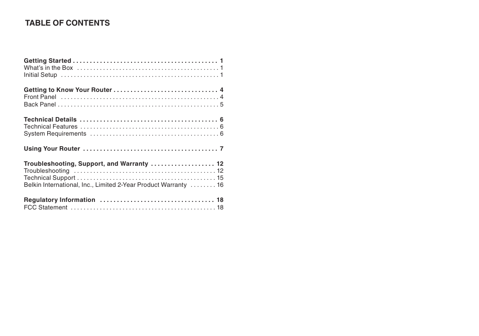 Belkin Wireless Dual-Band Travel Router F9K1107 8820-00920 Rev. A00 User Manual | Page 2 / 21