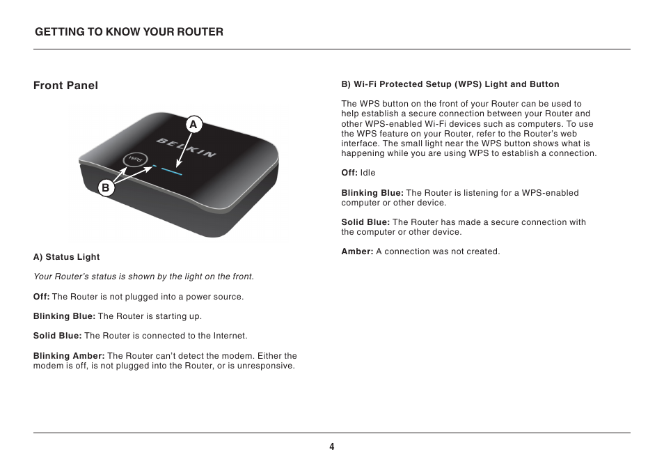 Belkin Wireless Dual-Band Travel Router F9K1107 8820-00920 Rev. A00 User Manual | Page 6 / 21